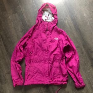 North Face rain jacket with hood